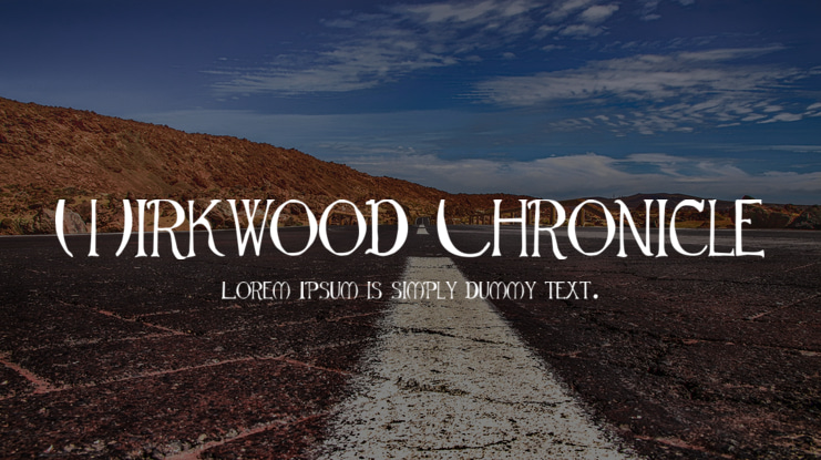 Mirkwood Chronicle Font