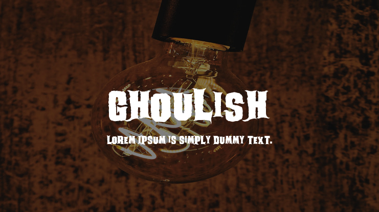 Ghoulish Font