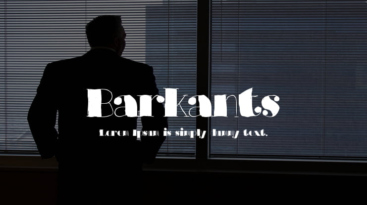 Barkants Font Family