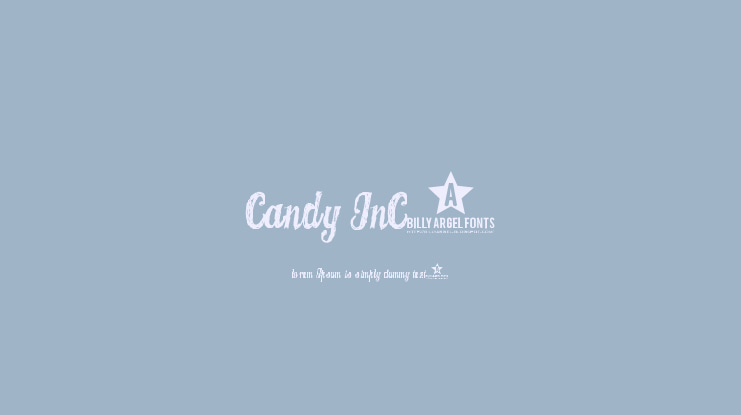 CANDY INC. Font