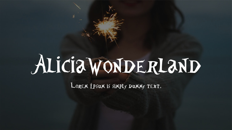 AliciaWonderland Font