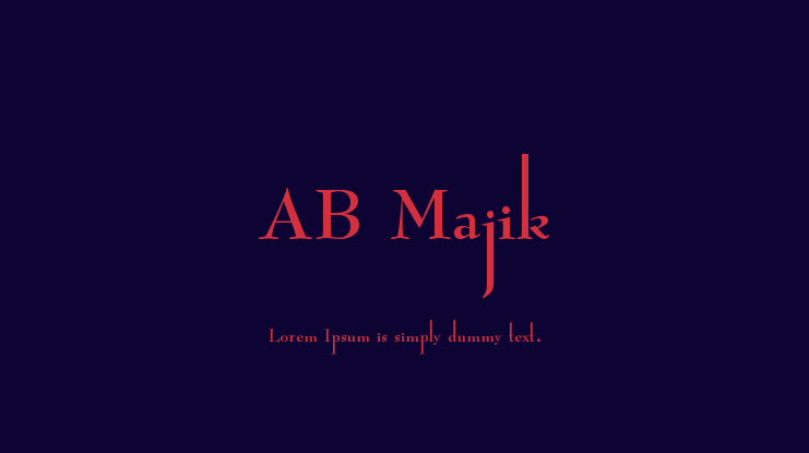 AB Majik Font