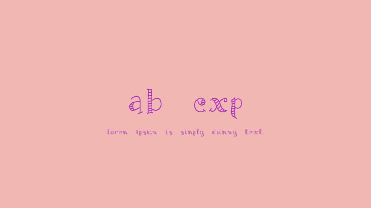AB Exp Font