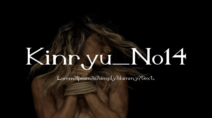 Kinryu_No14 Font