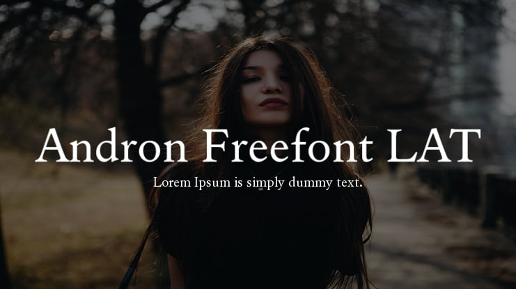 Andron Freefont LAT Font