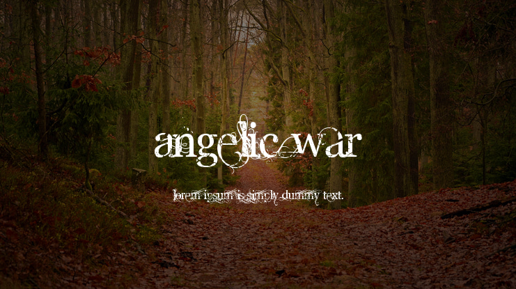 Angelic War Font