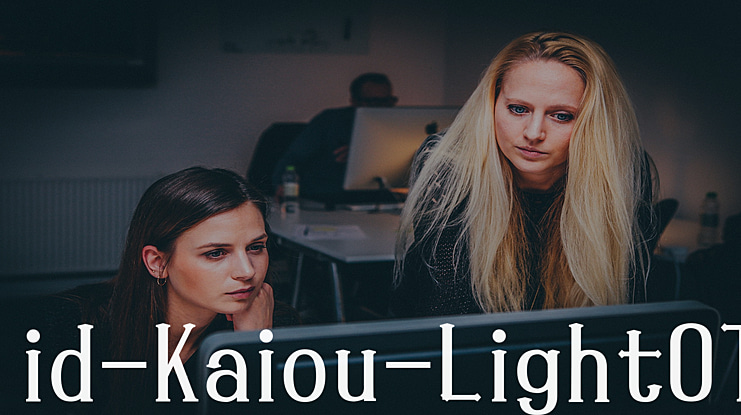 id-Kaiou-LightOT Font