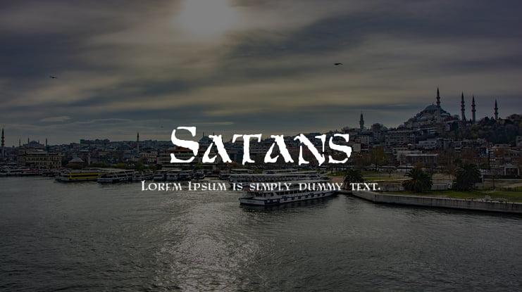 Satans Font