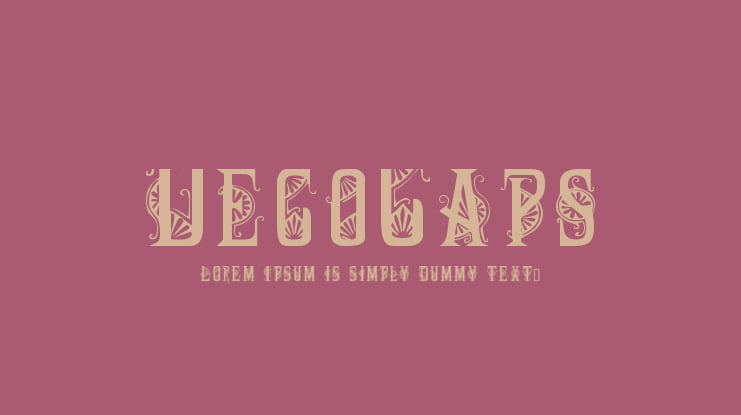 DecoCaps Font