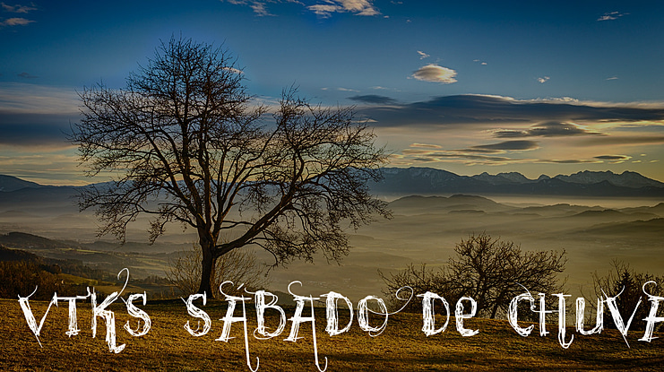 vtks sábado de chuva Font