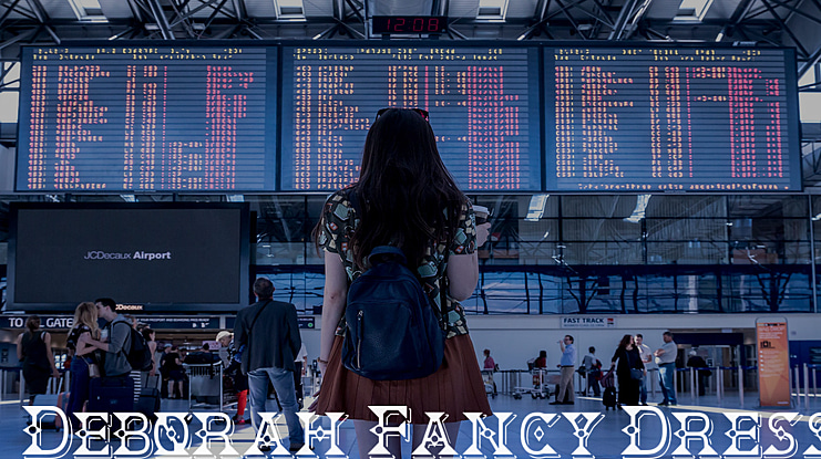 Deborah Fancy Dress Font