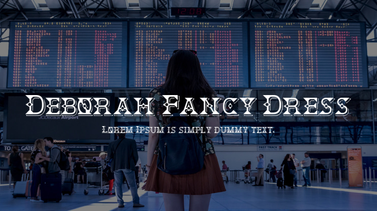 Deborah Fancy Dress Font