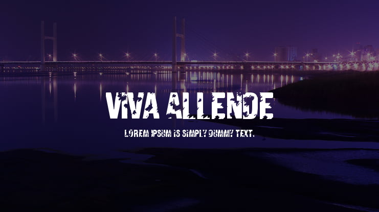 Viva Allende Font