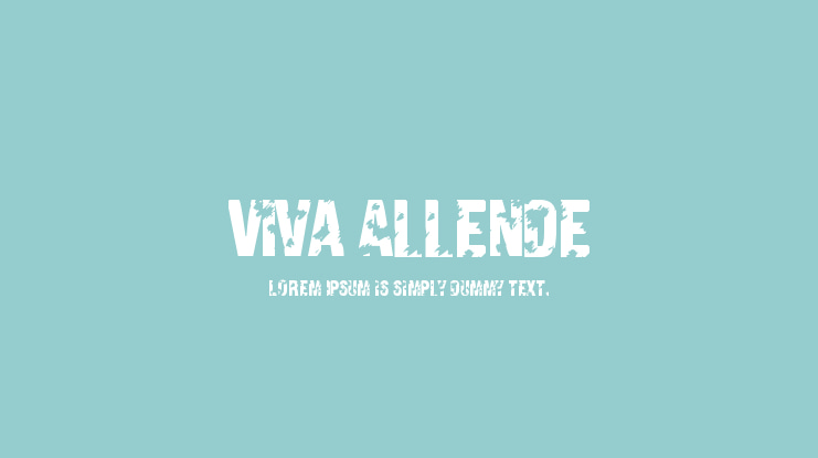 Viva Allende Font