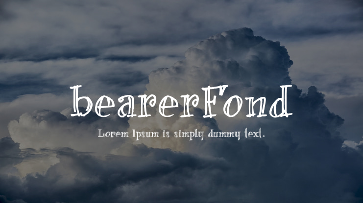 bearerFond Font
