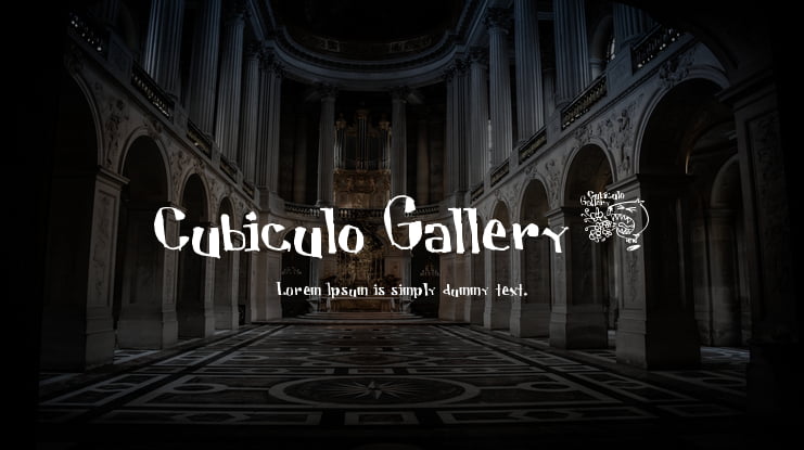 Cubiculo Gallery) Font