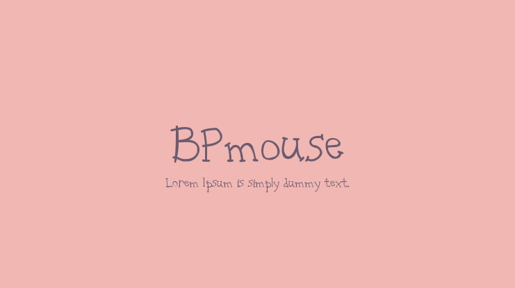 BPmouse Font