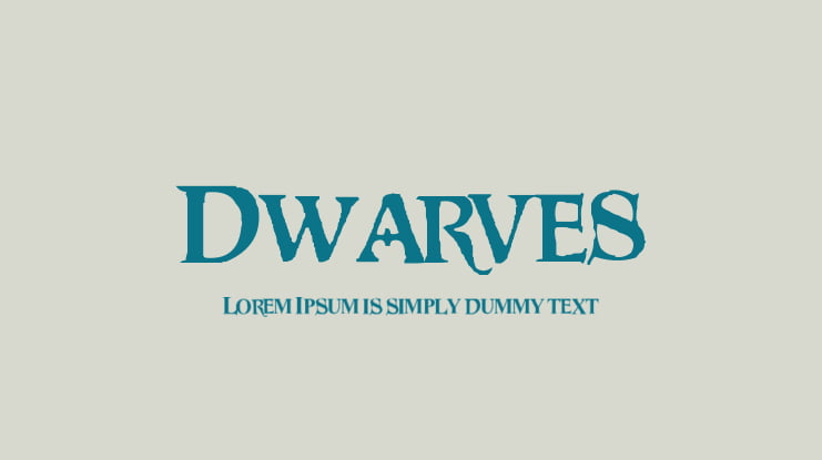 Dwarves Font