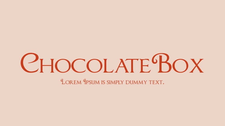 ChocolateBox Font Family