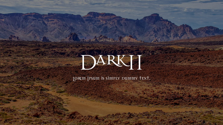 Dark11 Font