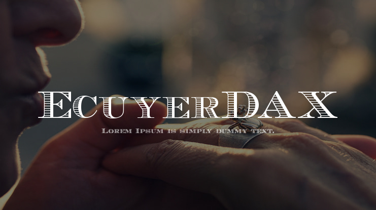 EcuyerDAX Font
