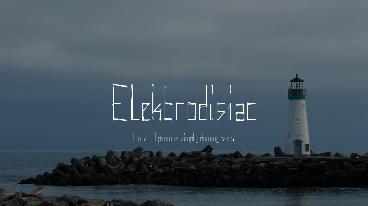 Elektrodisiac Font