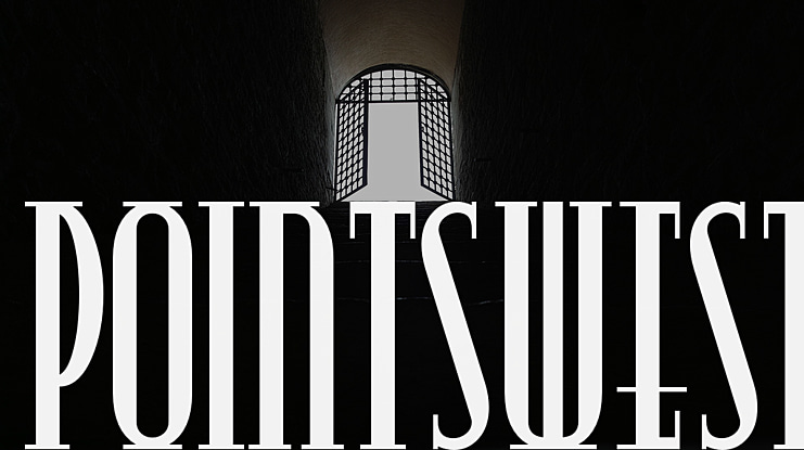 PointsWest Font