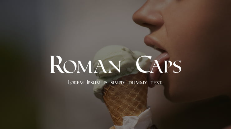 Roman Caps Font