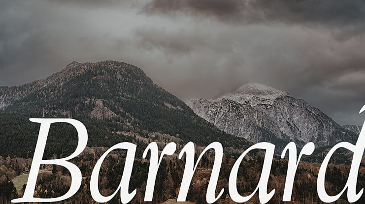 Barnard Font Family