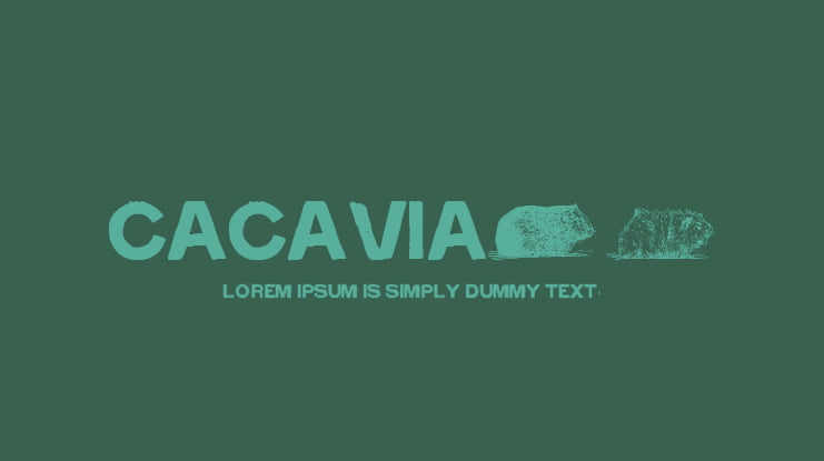 Cacavia01 Font