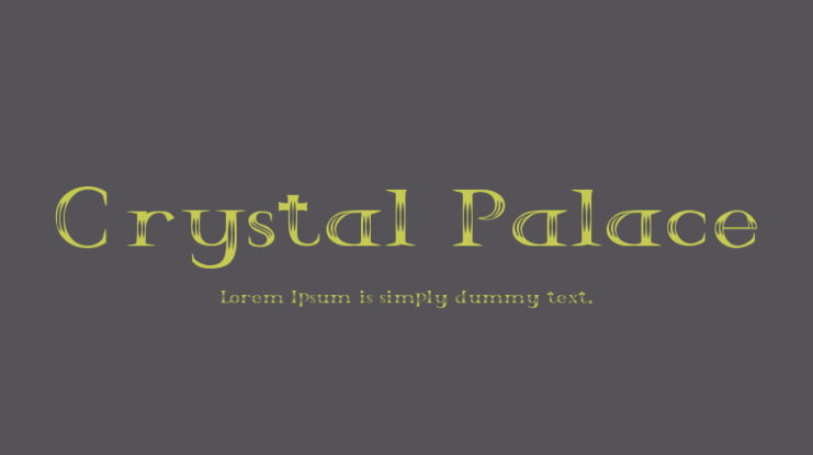 Crystal Palace Font Family