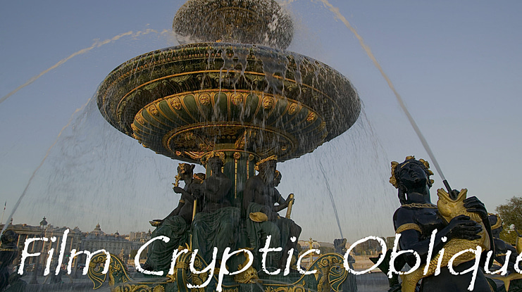 Film Cryptic Font Family