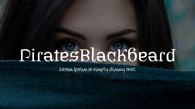 PiratesBlackbeard Font Family
