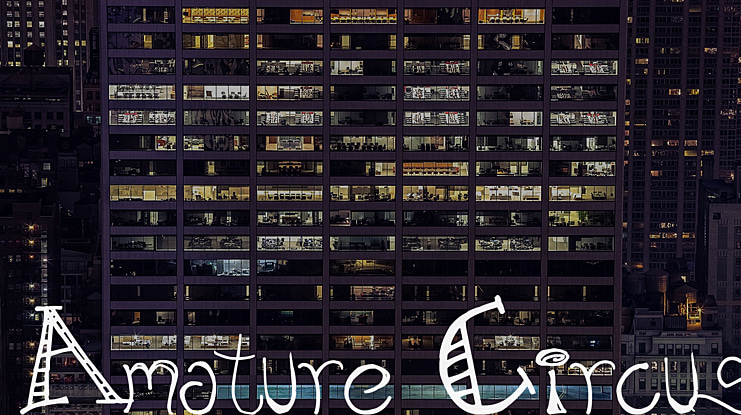 Amature Circus Font