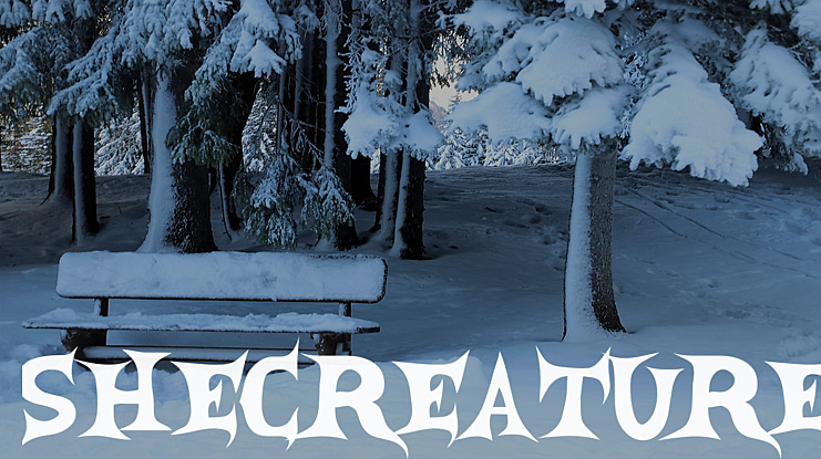 SheCreature Font