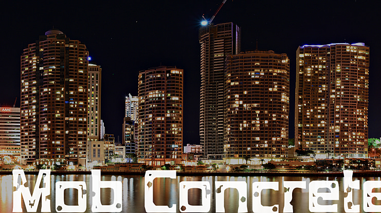 Mob Concrete Font