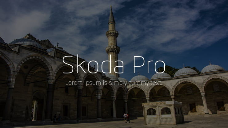 Skoda Pro Font