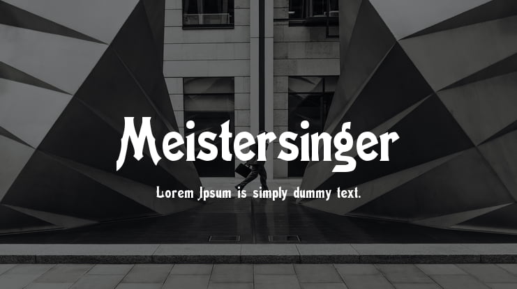 Meistersinger Font Family