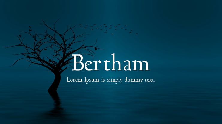 Bertham Font Family