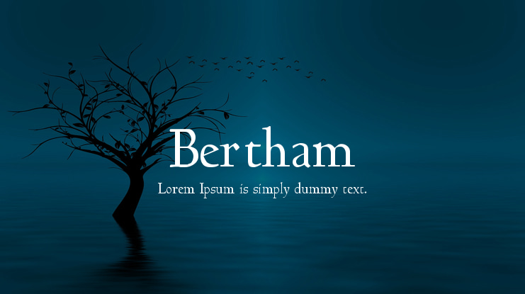 Bertham Font Family