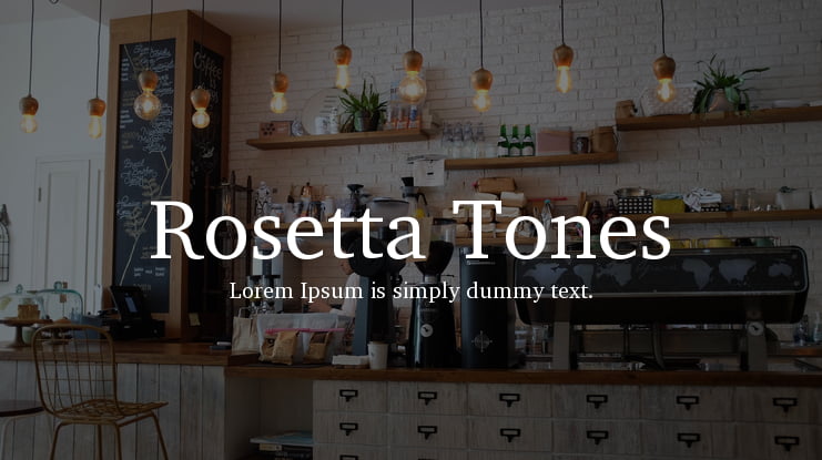 Rosetta Tones Font