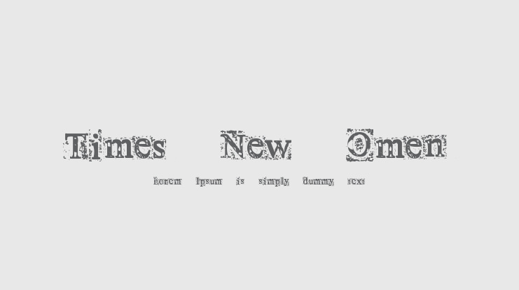 Times New Omen Font