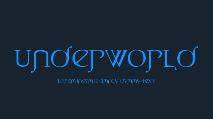 UnderWorld Font