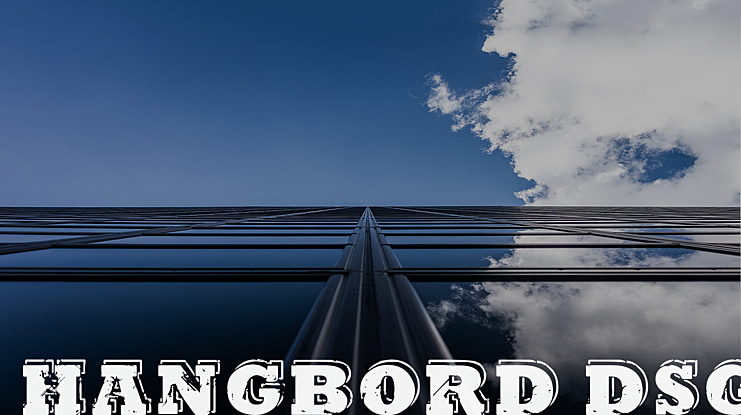 Hangbord DSG Font
