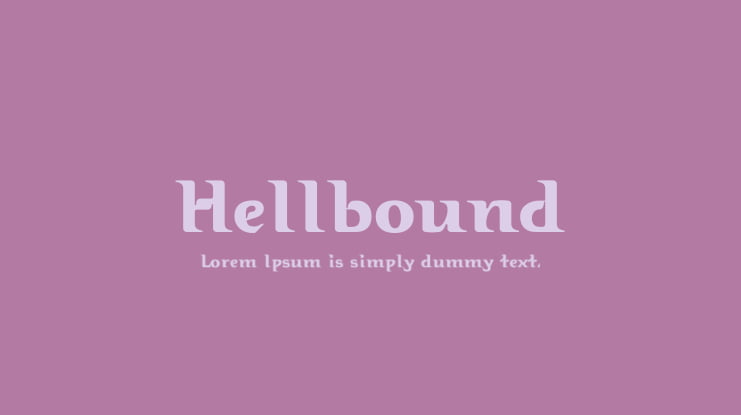 Hellbound Font