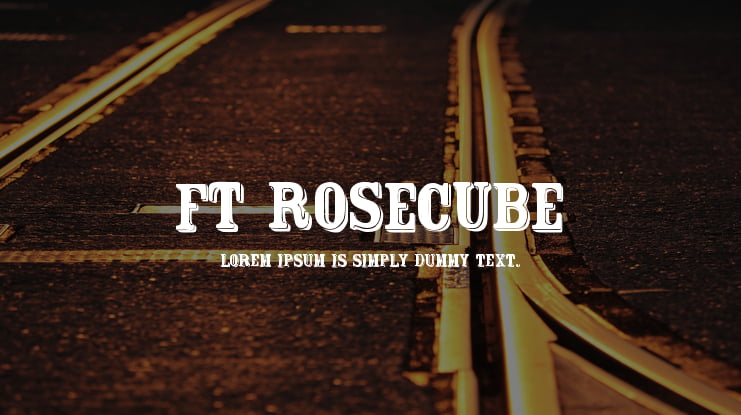 FT Rosecube Font