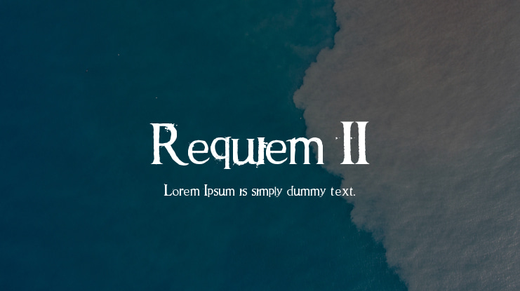 Requiem II Font