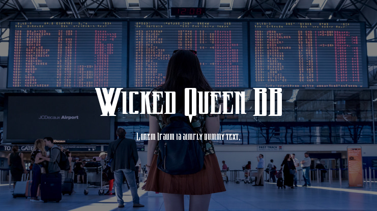 Wicked Queen BB Font