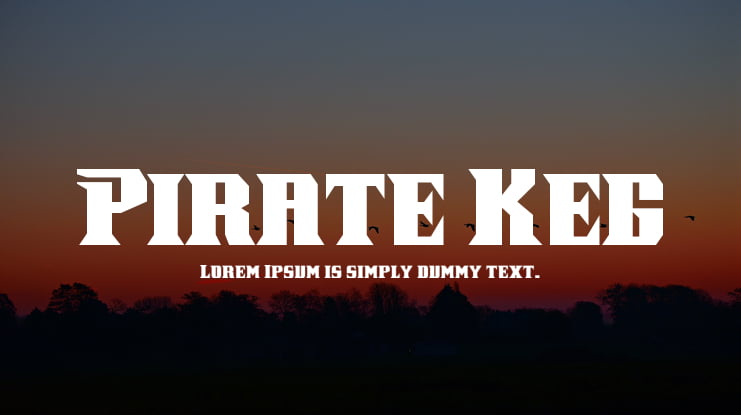Pirate Keg Font