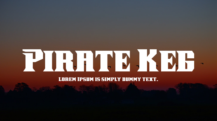 Pirate Keg Font